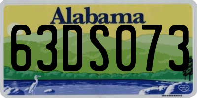 AL license plate 63DS073