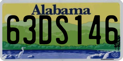 AL license plate 63DS146