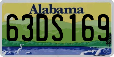 AL license plate 63DS169