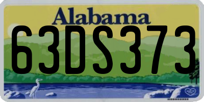 AL license plate 63DS373