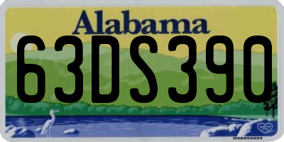 AL license plate 63DS390
