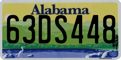 AL license plate 63DS448