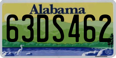 AL license plate 63DS462