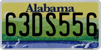 AL license plate 63DS556