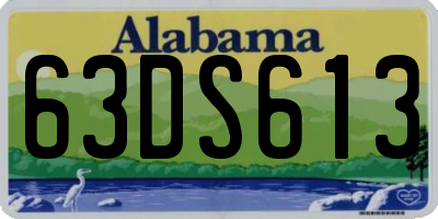 AL license plate 63DS613