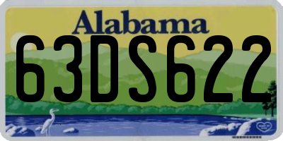 AL license plate 63DS622