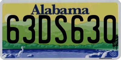 AL license plate 63DS630