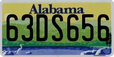 AL license plate 63DS656