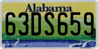 AL license plate 63DS659