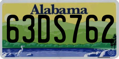 AL license plate 63DS762