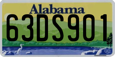 AL license plate 63DS901