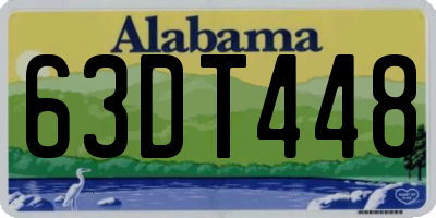 AL license plate 63DT448