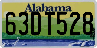 AL license plate 63DT528
