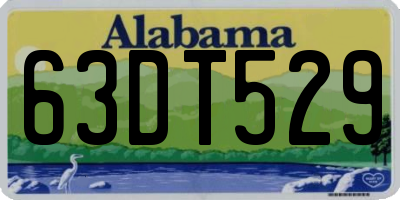 AL license plate 63DT529