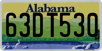 AL license plate 63DT530