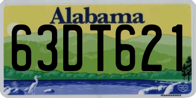 AL license plate 63DT621