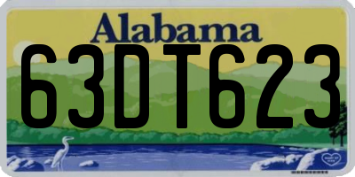AL license plate 63DT623