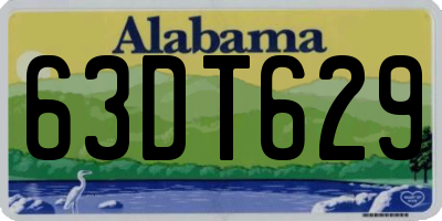 AL license plate 63DT629