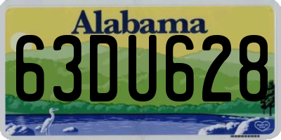 AL license plate 63DU628