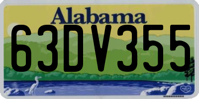 AL license plate 63DV355