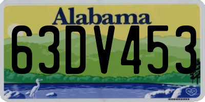 AL license plate 63DV453