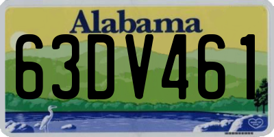 AL license plate 63DV461