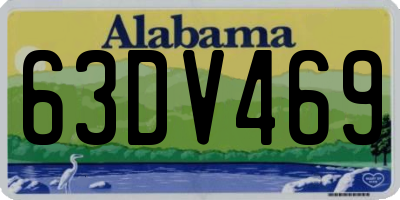 AL license plate 63DV469