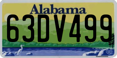 AL license plate 63DV499