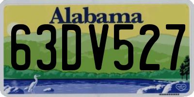 AL license plate 63DV527