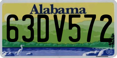 AL license plate 63DV572