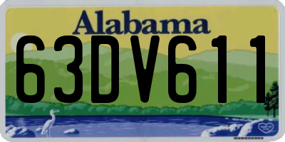 AL license plate 63DV611