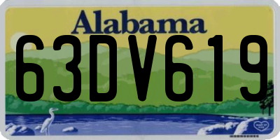 AL license plate 63DV619