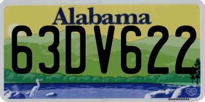 AL license plate 63DV622