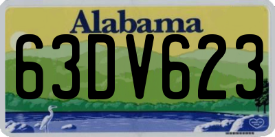 AL license plate 63DV623