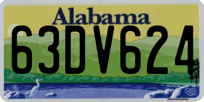 AL license plate 63DV624