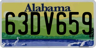 AL license plate 63DV659