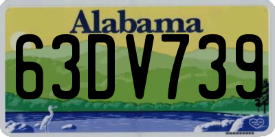 AL license plate 63DV739