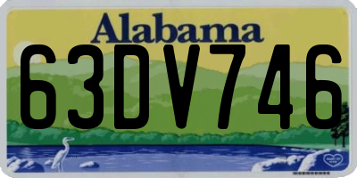 AL license plate 63DV746
