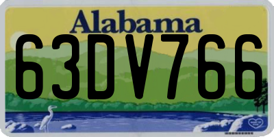 AL license plate 63DV766