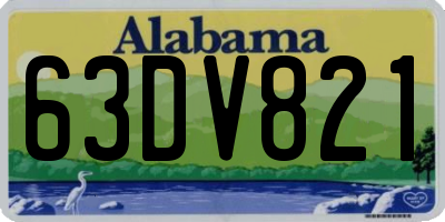 AL license plate 63DV821