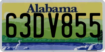 AL license plate 63DV855