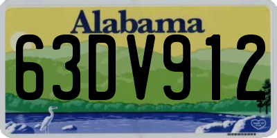 AL license plate 63DV912