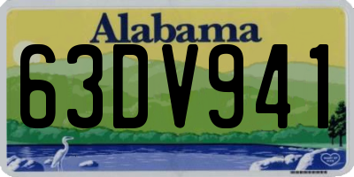 AL license plate 63DV941