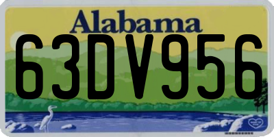AL license plate 63DV956