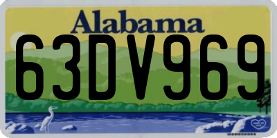 AL license plate 63DV969