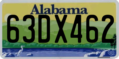 AL license plate 63DX462