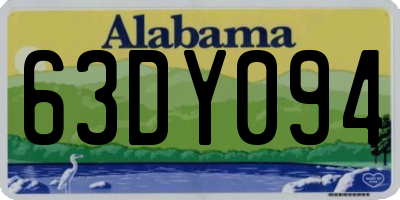 AL license plate 63DY094