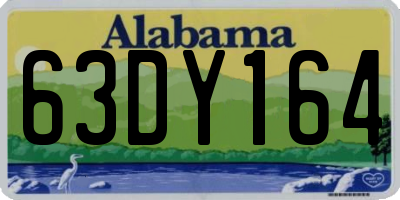 AL license plate 63DY164