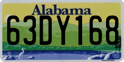 AL license plate 63DY168