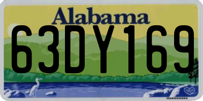 AL license plate 63DY169